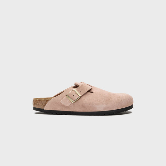 Men|Women Kith Birkenstock Boston Suede - Light Rose