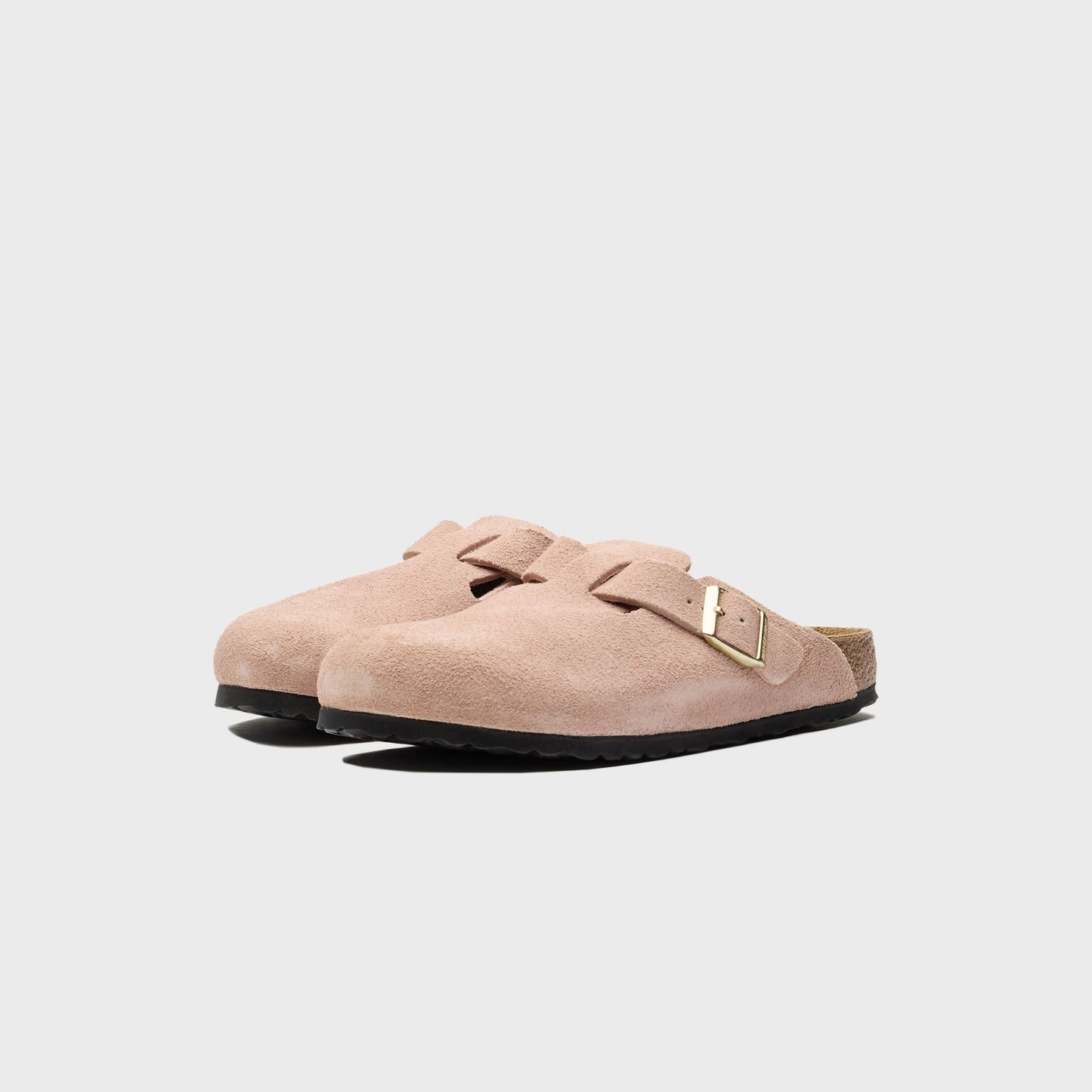 Men|Women Kith Birkenstock Boston Suede - Light Rose