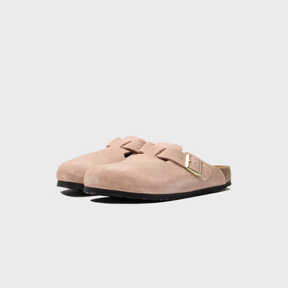 Men|Women Kith Birkenstock Boston Suede - Light Rose