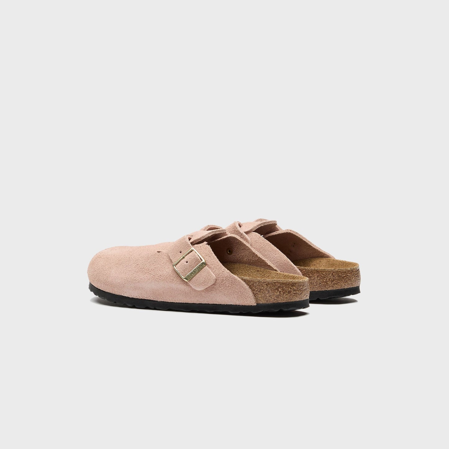 Men|Women Kith Birkenstock Boston Suede - Light Rose
