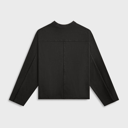 Men Kith Entire Studios Heavy Long Sleeve Tee - Washed Black