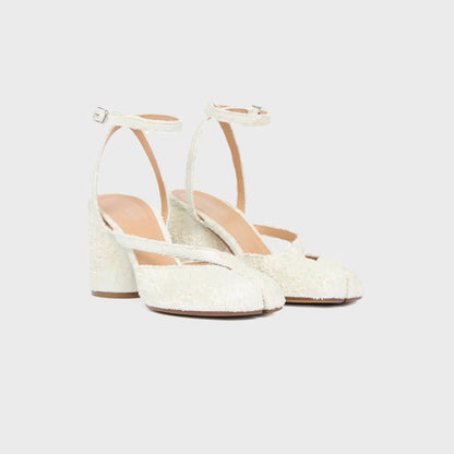 Women Kith Maison Margiela Sandal Pump H80 - White Pearly