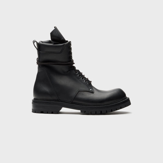 Men Kith Rick Owens Army Low Boot Scarpe - Pelle Black