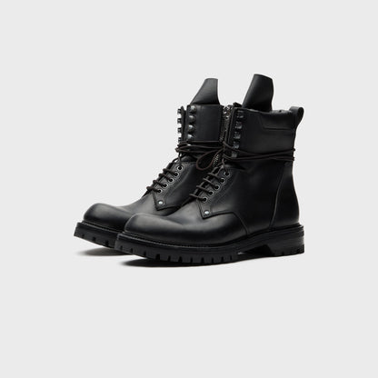 Men Kith Rick Owens Army Low Boot Scarpe - Pelle Black