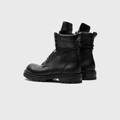 Men Kith Rick Owens Army Low Boot Scarpe - Pelle Black