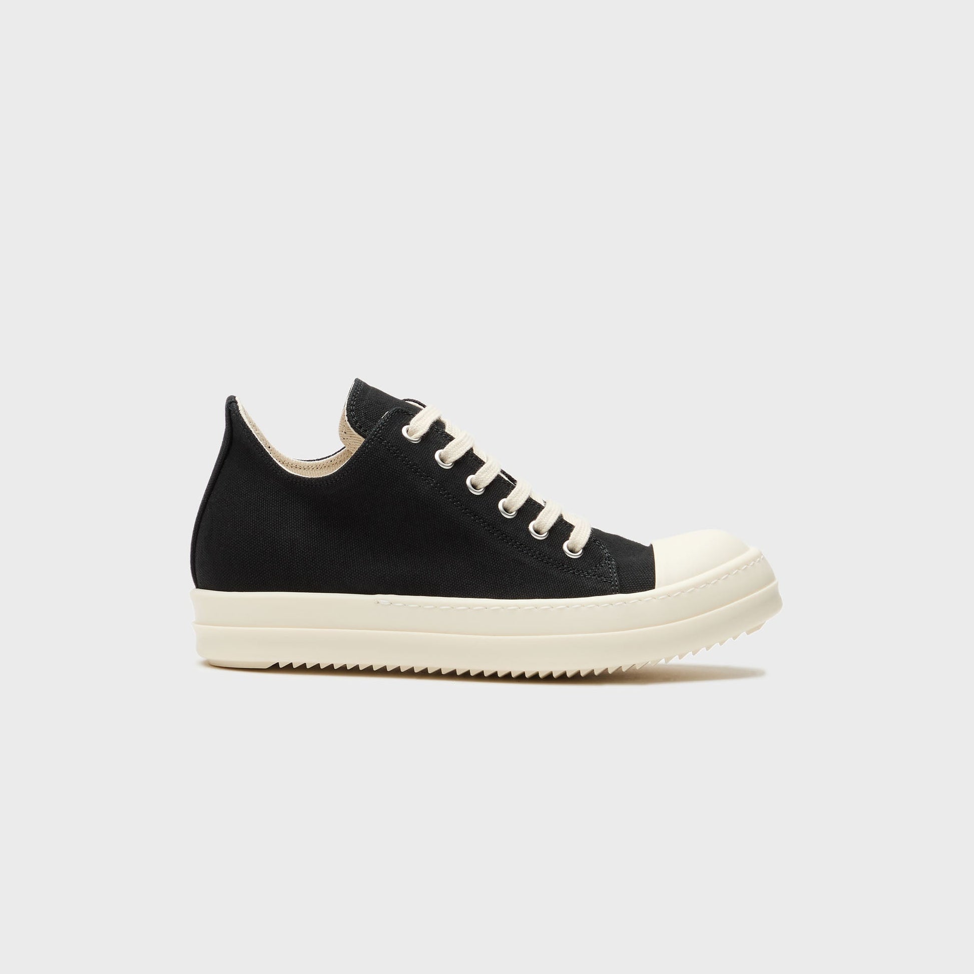 Women Kith Rick Owens WMNS Low Sneaks Scarpe - Black / Milk