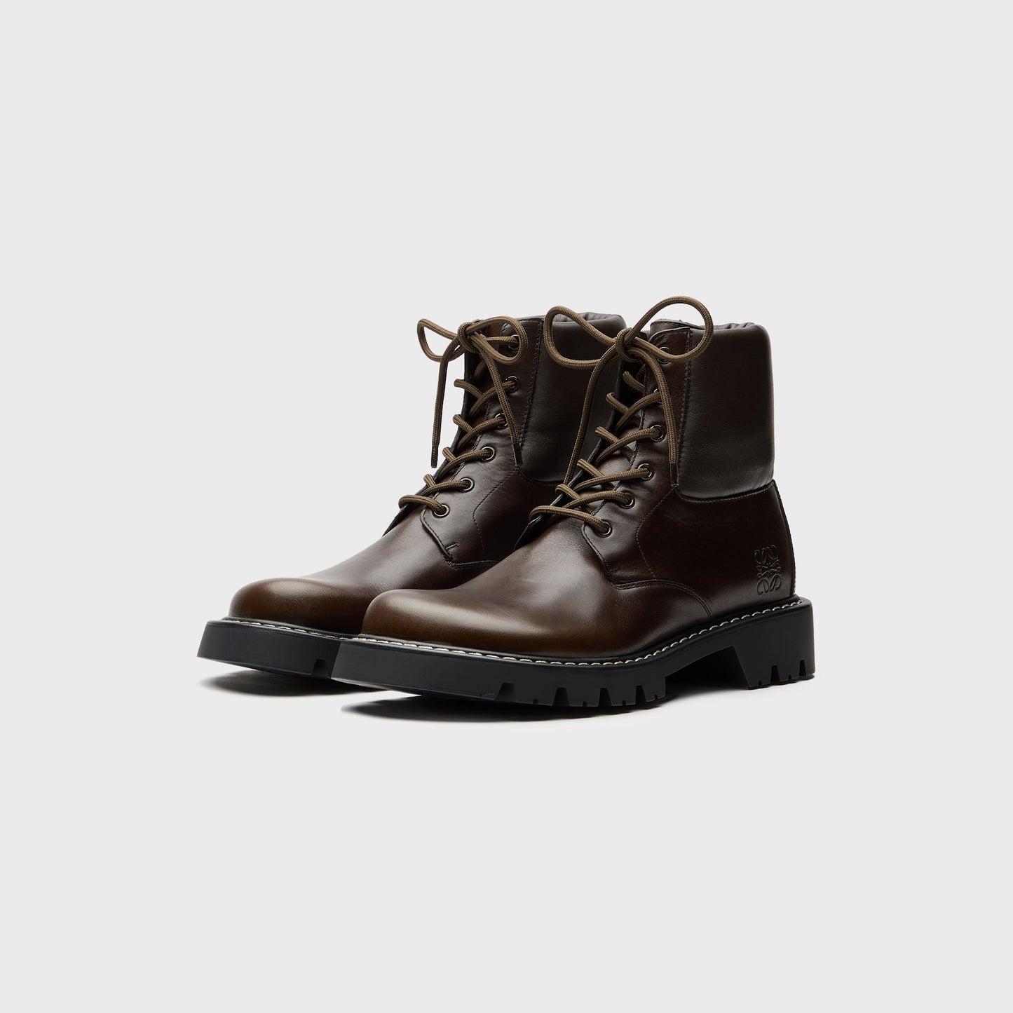 Men Kith Loewe Sierra Ankle Boot - Dark Khaki / Green