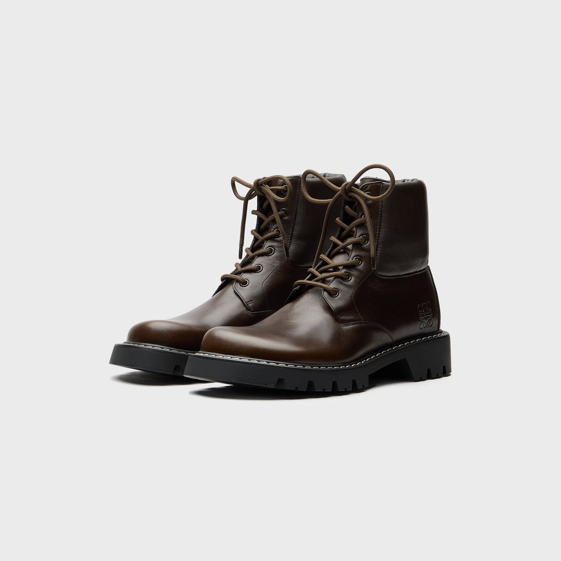 Men Kith Loewe Sierra Ankle Boot - Dark Khaki / Green
