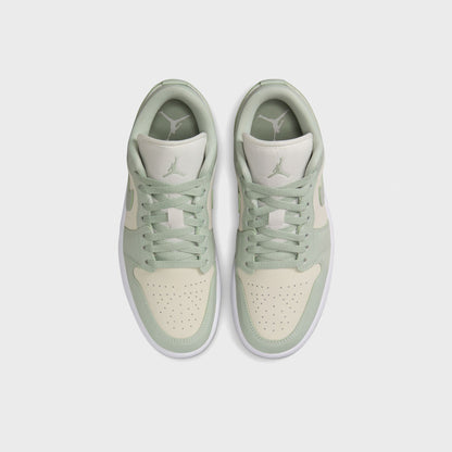 Women Kith Jordan WMNS Air Jordan 1 Low SE - Sail / Seafoam / Metallic Silver / W