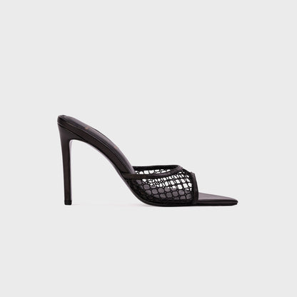 Women Kith Black Suede Studio Else 100 - Black Woven Mesh