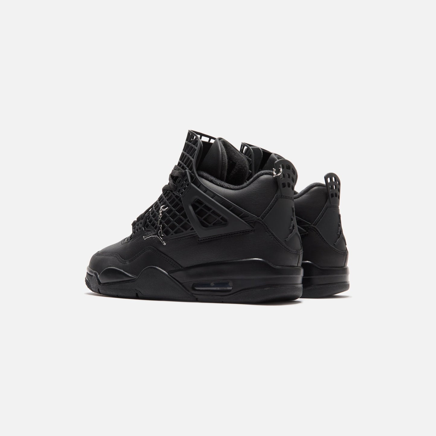 Women Kith Nike WMNS Air Jordan 4 Net - Black / Metallic Silver