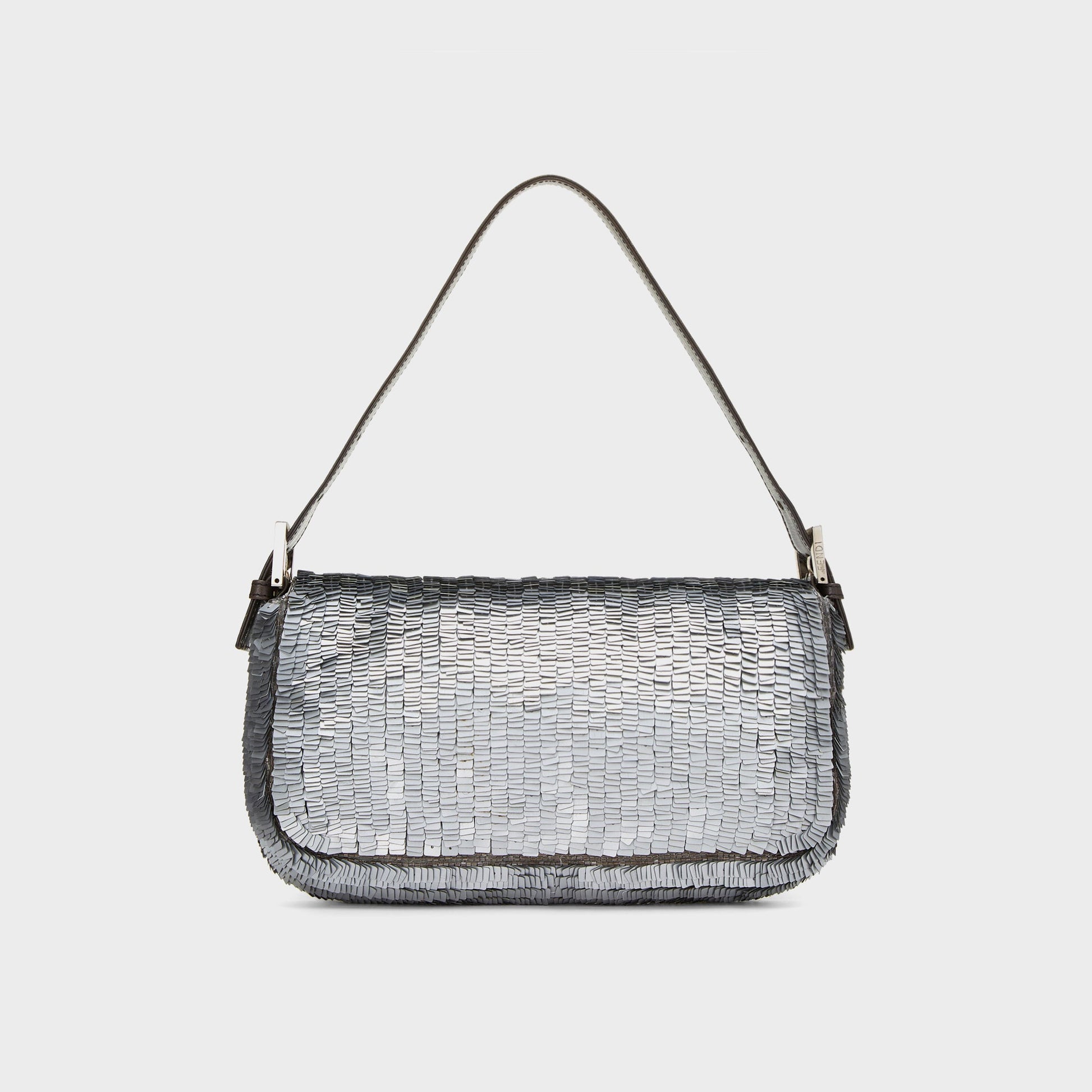 Women Kith WGACA Fendi Silver Sequin Baguette - Sequin