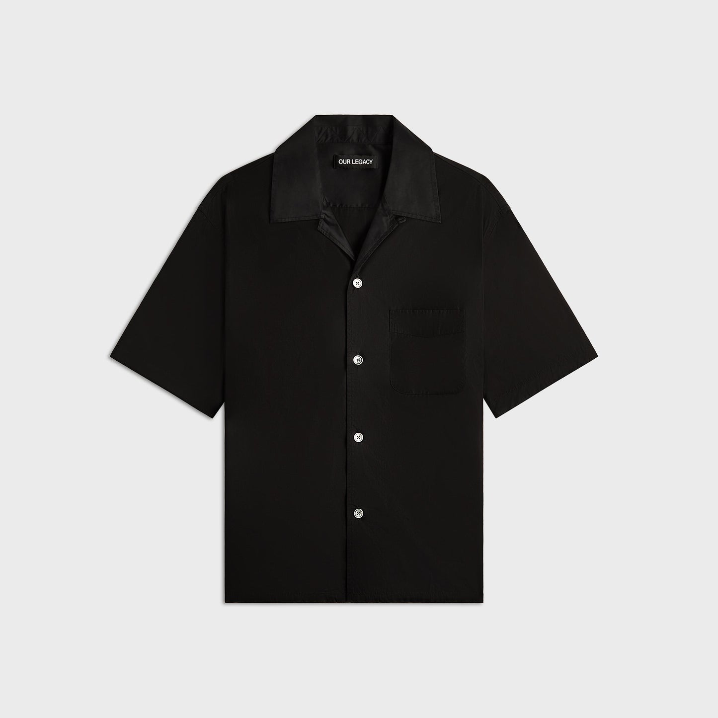 Men Kith Our Legacy Heusen Shirt - Black All Day Poplin