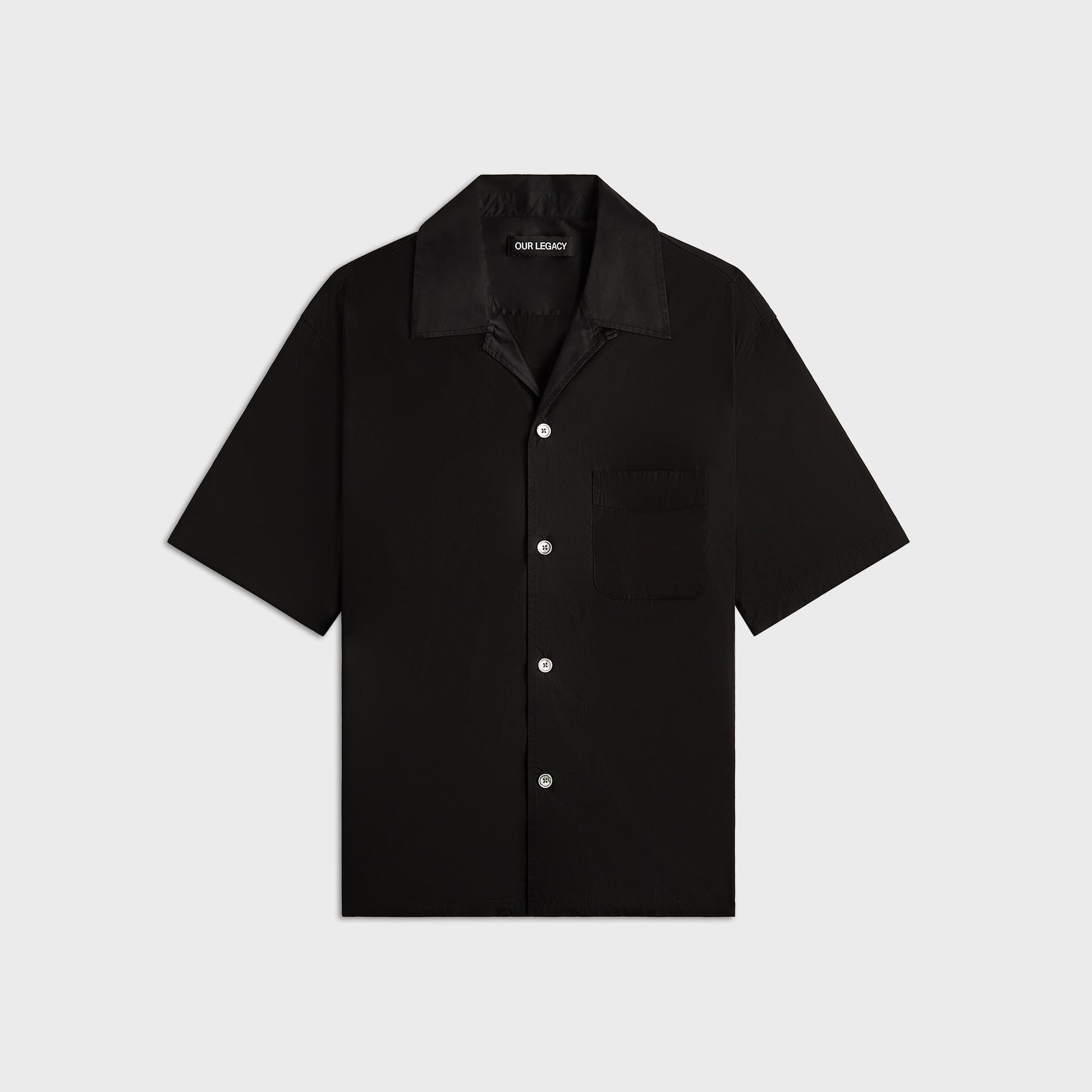 Men Kith Our Legacy Heusen Shirt - Black All Day Poplin