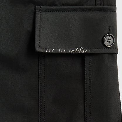 Men Kith Marni Drawstring Cargo Workwear Gabardine Pant - Black
