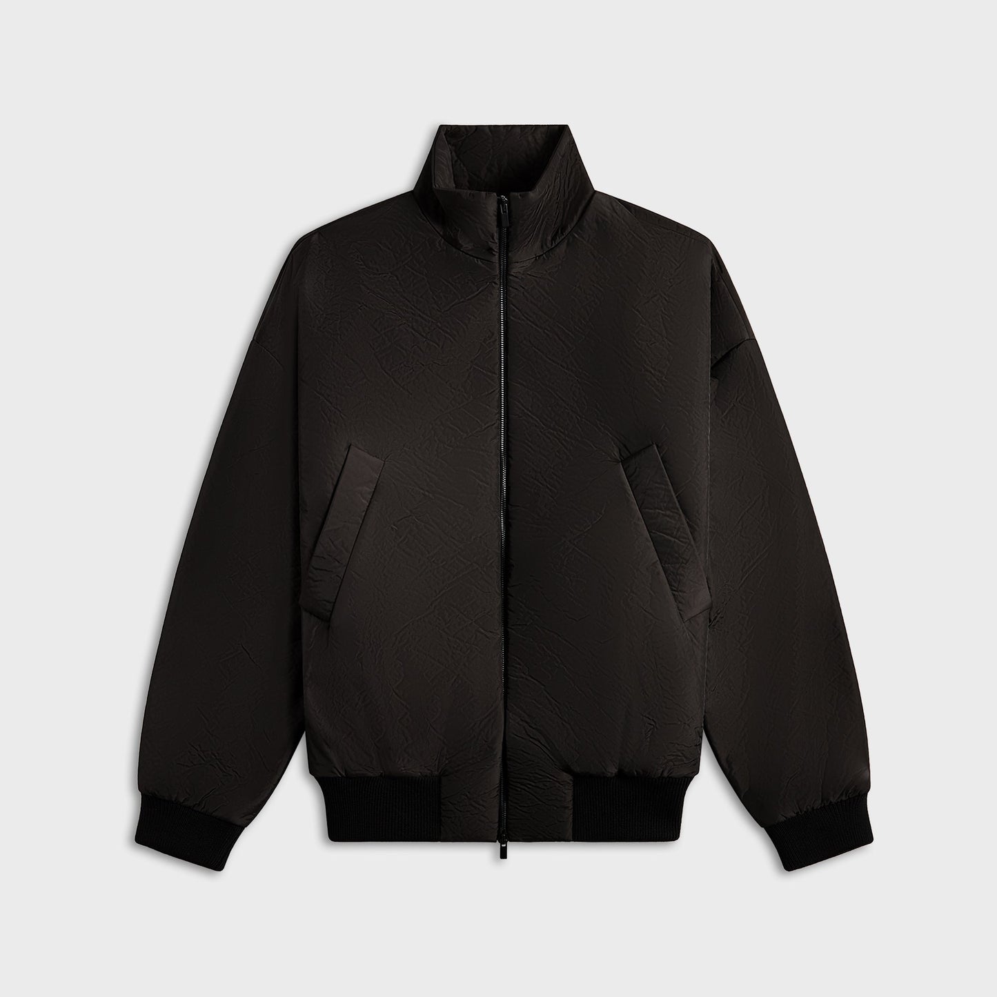 Men Kith Fear of God High Neck Track Jacket - Black