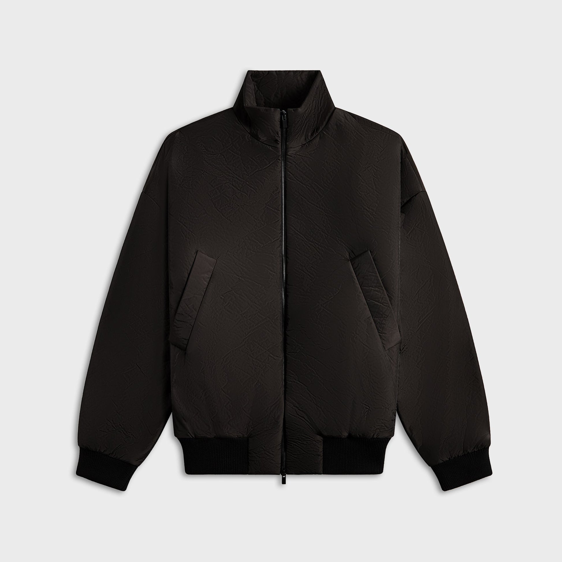 Men Kith Fear of God High Neck Track Jacket - Black