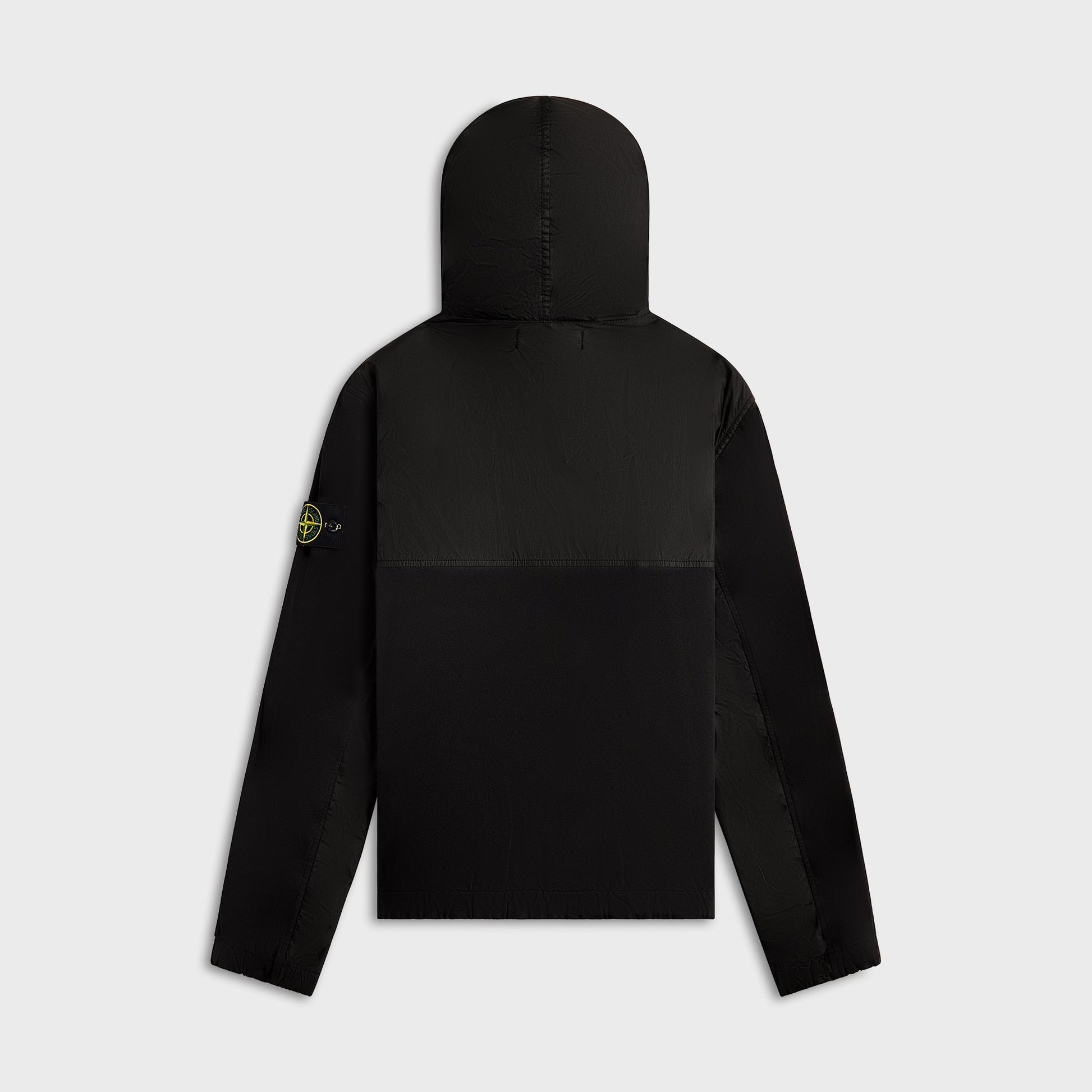 Men Kith Stone Island Garment Dyed Crinkle Reps Nylon Jacket - Black
