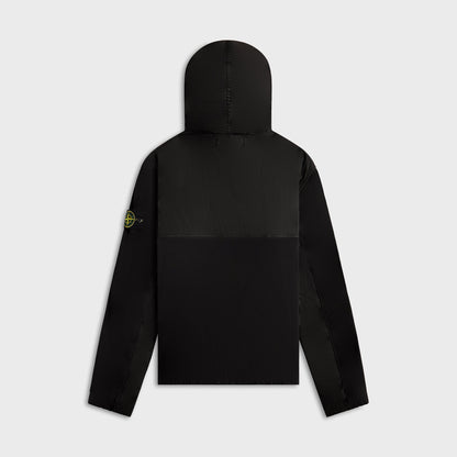 Men Kith Stone Island Garment Dyed Crinkle Reps Nylon Jacket - Black