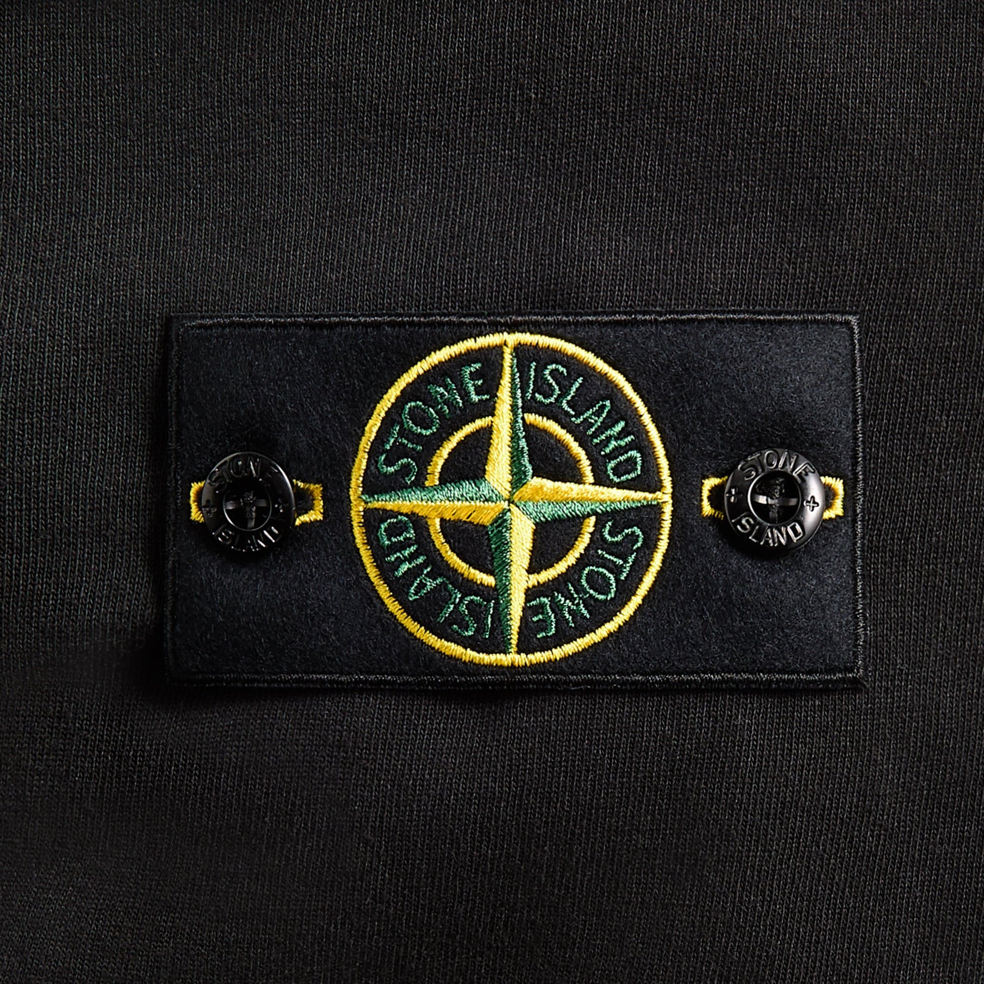 Men Kith Stone Island Garment Dyed Crinkle Reps Nylon Jacket - Black