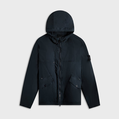 Men Kith Stone Island Short Parka Ghost - Navy