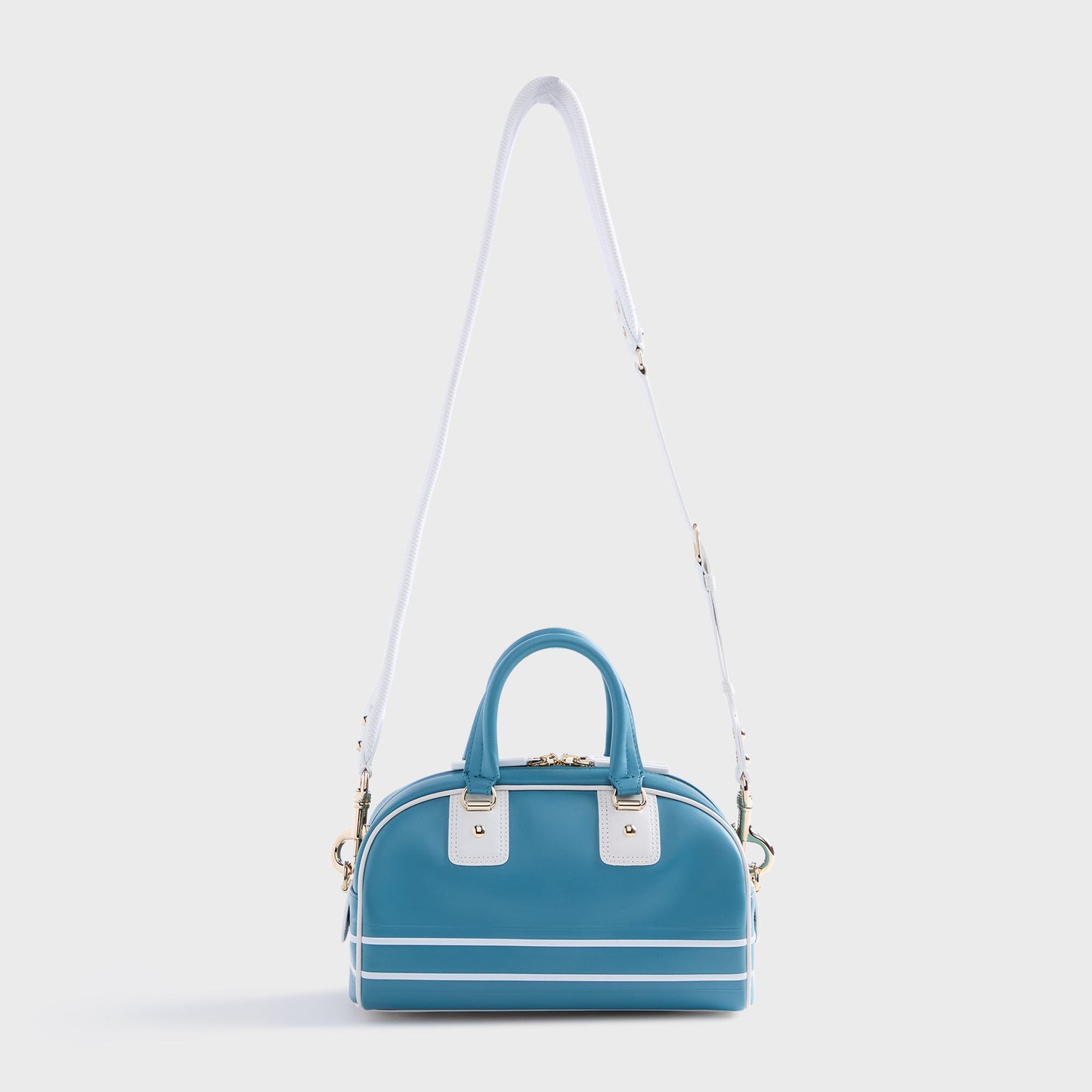 Women Kith WGACA Dior Vibe Zip Bowling Small - Blue Calfskin