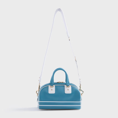 Women Kith WGACA Dior Vibe Zip Bowling Small - Blue Calfskin