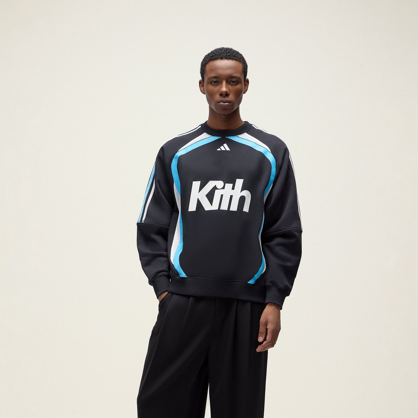Men Kith Kith for adidas Football Crewneck - Black