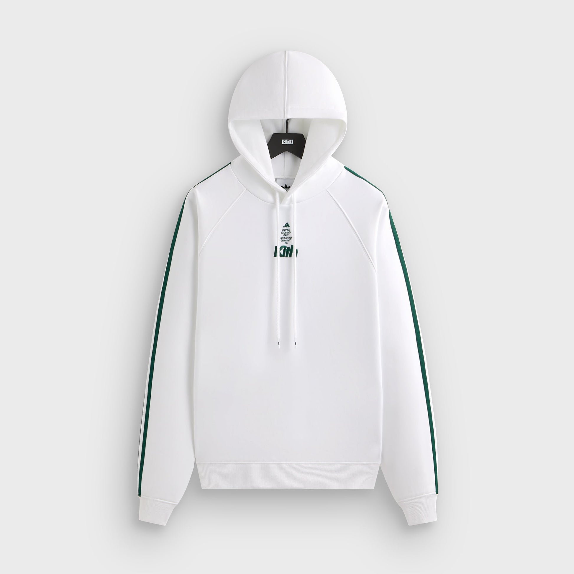 Men Kith Kith for adidas Football Hoodie - White