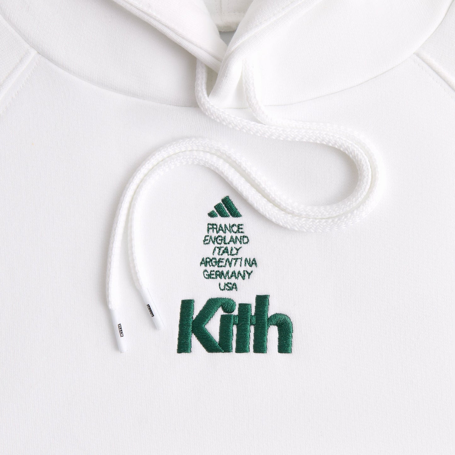 Men Kith Kith for adidas Football Hoodie - White