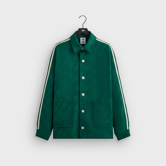 Men Kith Kith for adidas Football Jacquard Overshirt - Green