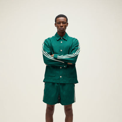 Men Kith Kith for adidas Football Jacquard Overshirt - Green
