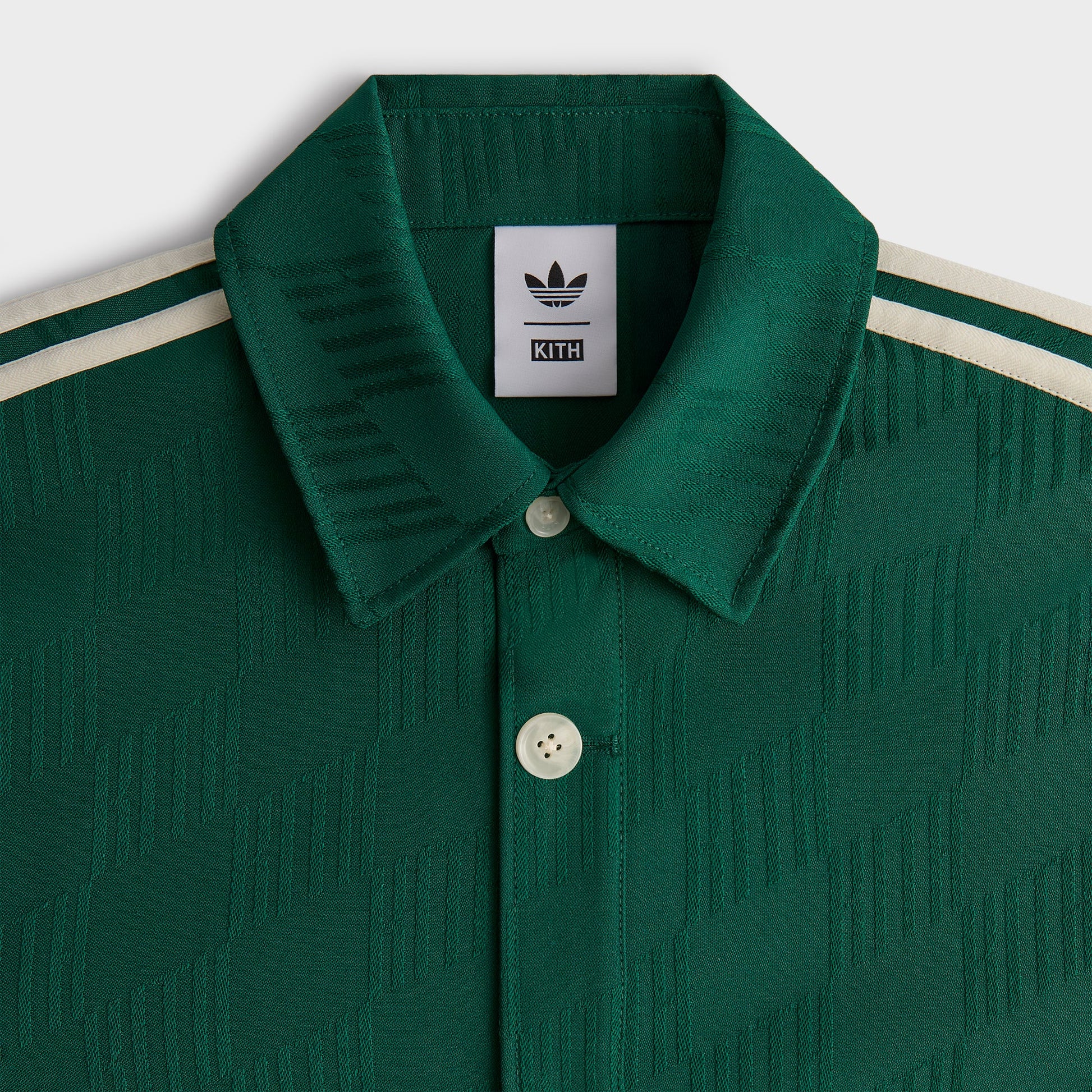 Men Kith Kith for adidas Football Jacquard Overshirt - Green