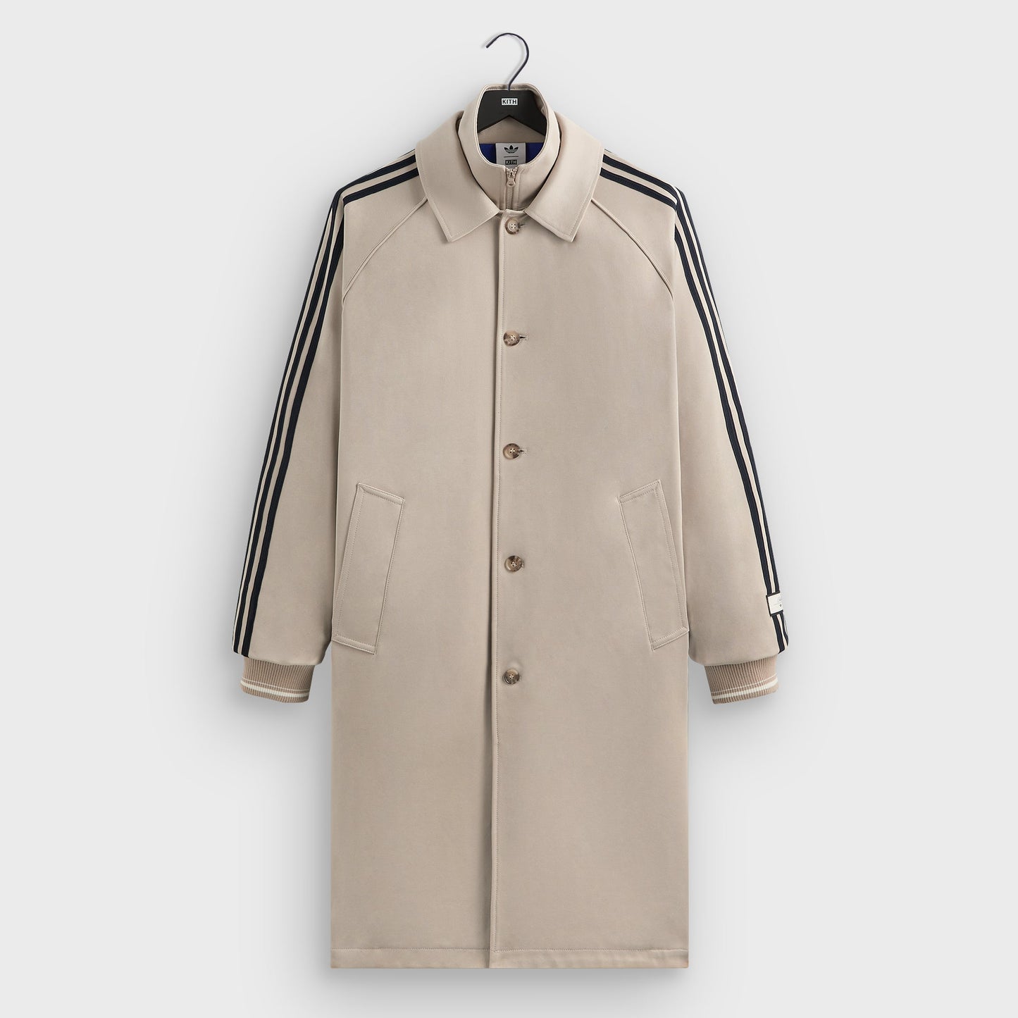 Men Kith Kith for adidas Football Hybrid Trench Coat - Beige