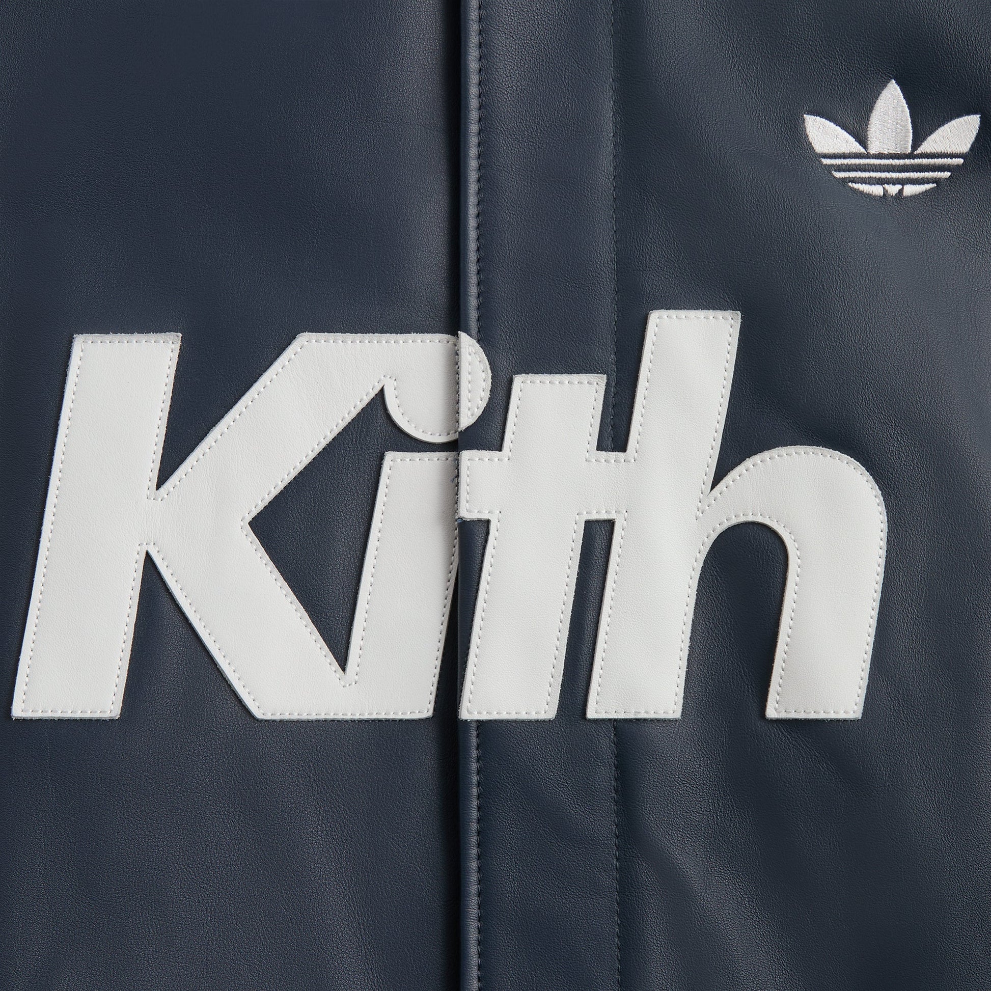 Men Kith Kith for adidas Football Bomber Jacket - Legend Ink