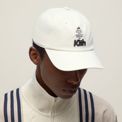 Men Kith Kith for adidas Football Cap - Chalk White