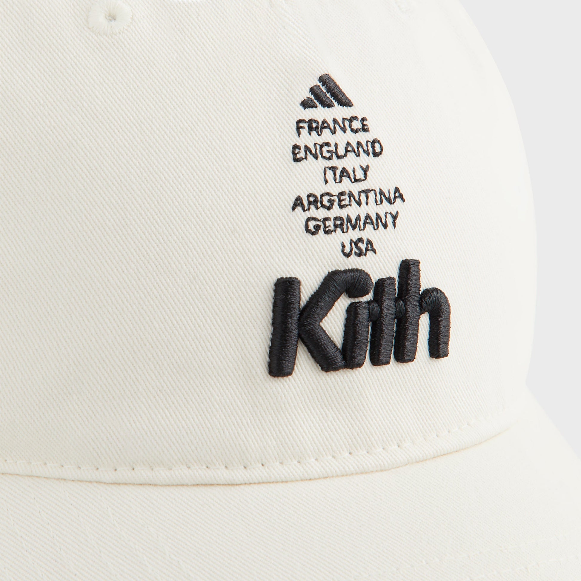 Men Kith Kith for adidas Football Cap - Chalk White