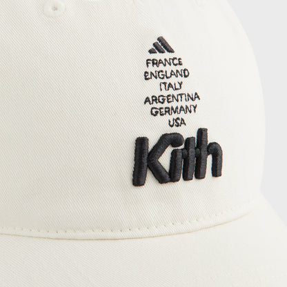 Men Kith Kith for adidas Football Cap - Chalk White