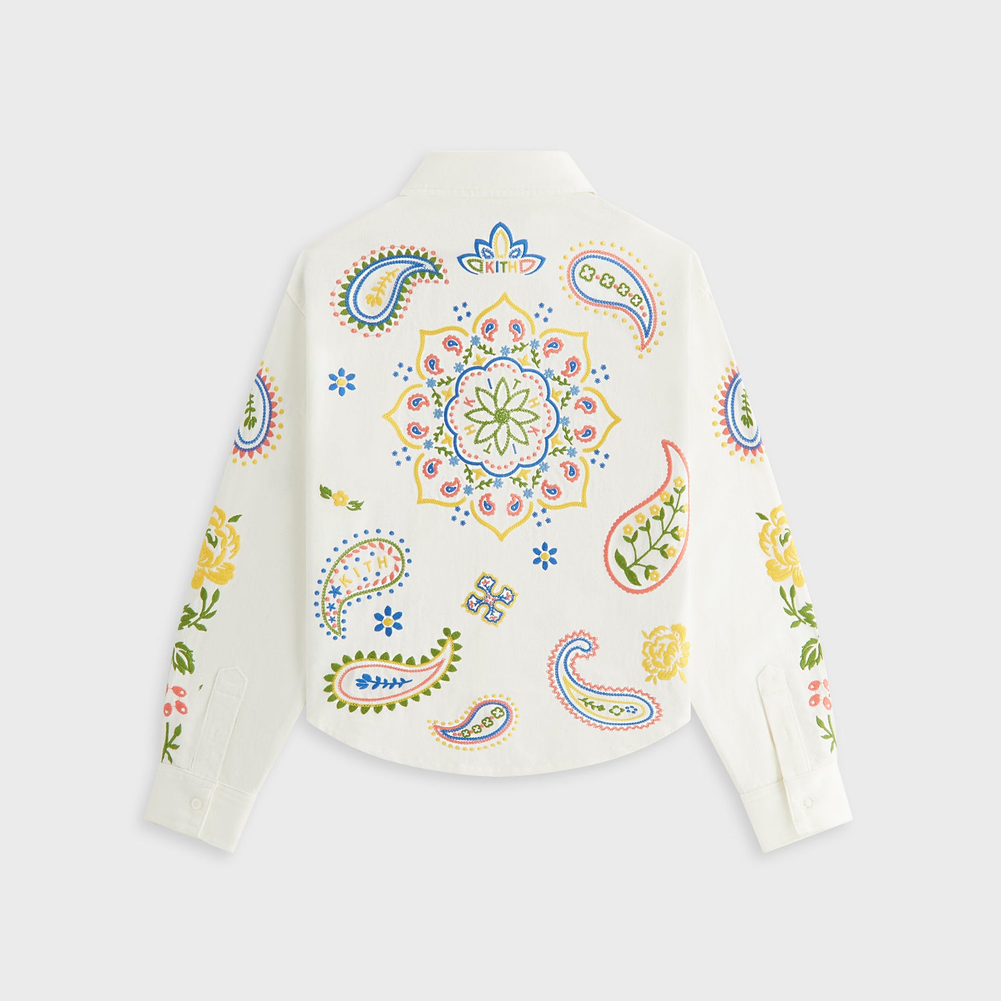 Kids Kith Kith Kids Floral Paisley Apollo Shirt - Silk