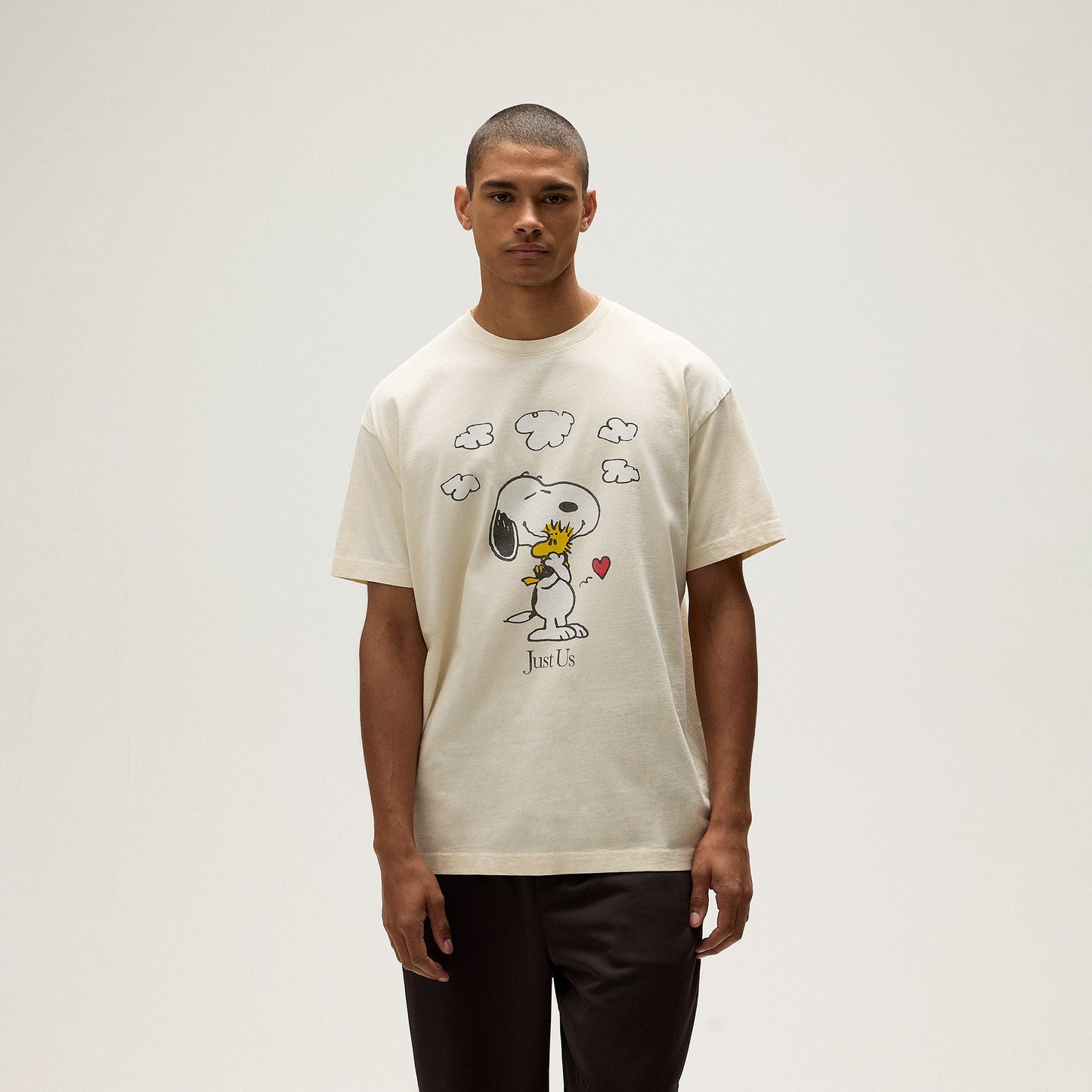 Men Kith Kith for Peanuts Snoopy Just Us Tee - Sandrift