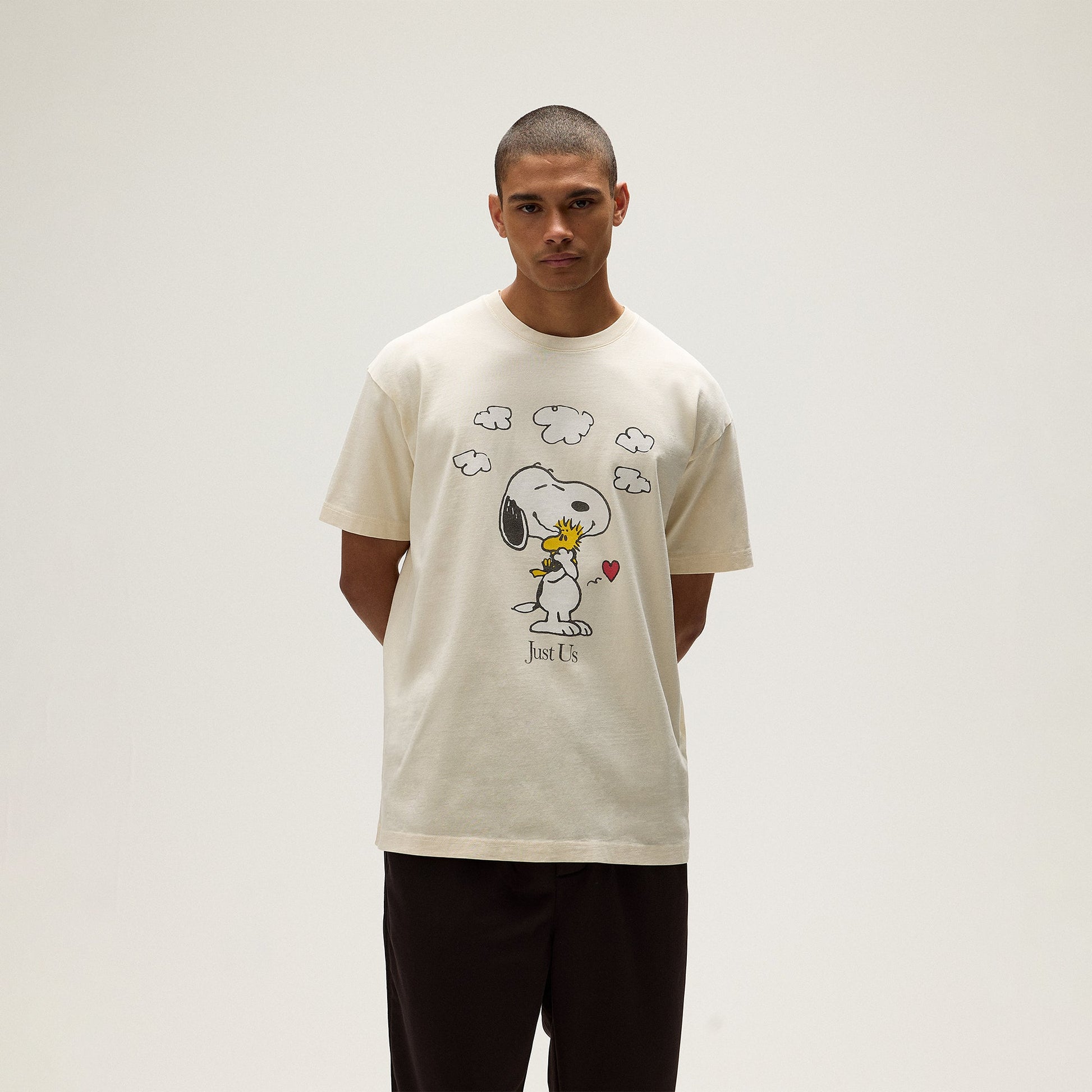 Men Kith Kith for Peanuts Snoopy Just Us Tee - Sandrift