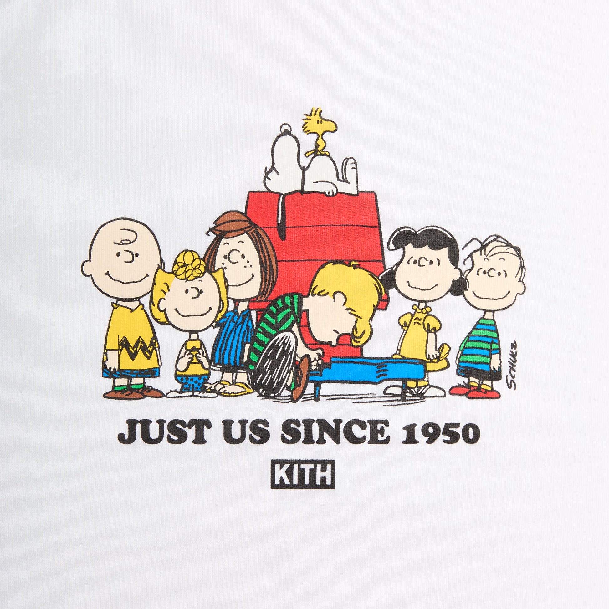 Men Kith Kith for Peanuts Just Us Since 1950 Tee - White