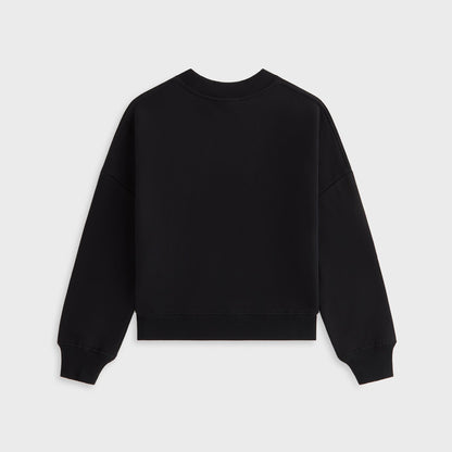 Kids Kith Kith Kids for Peanuts Skateboard Fast Logo Crewneck - Black