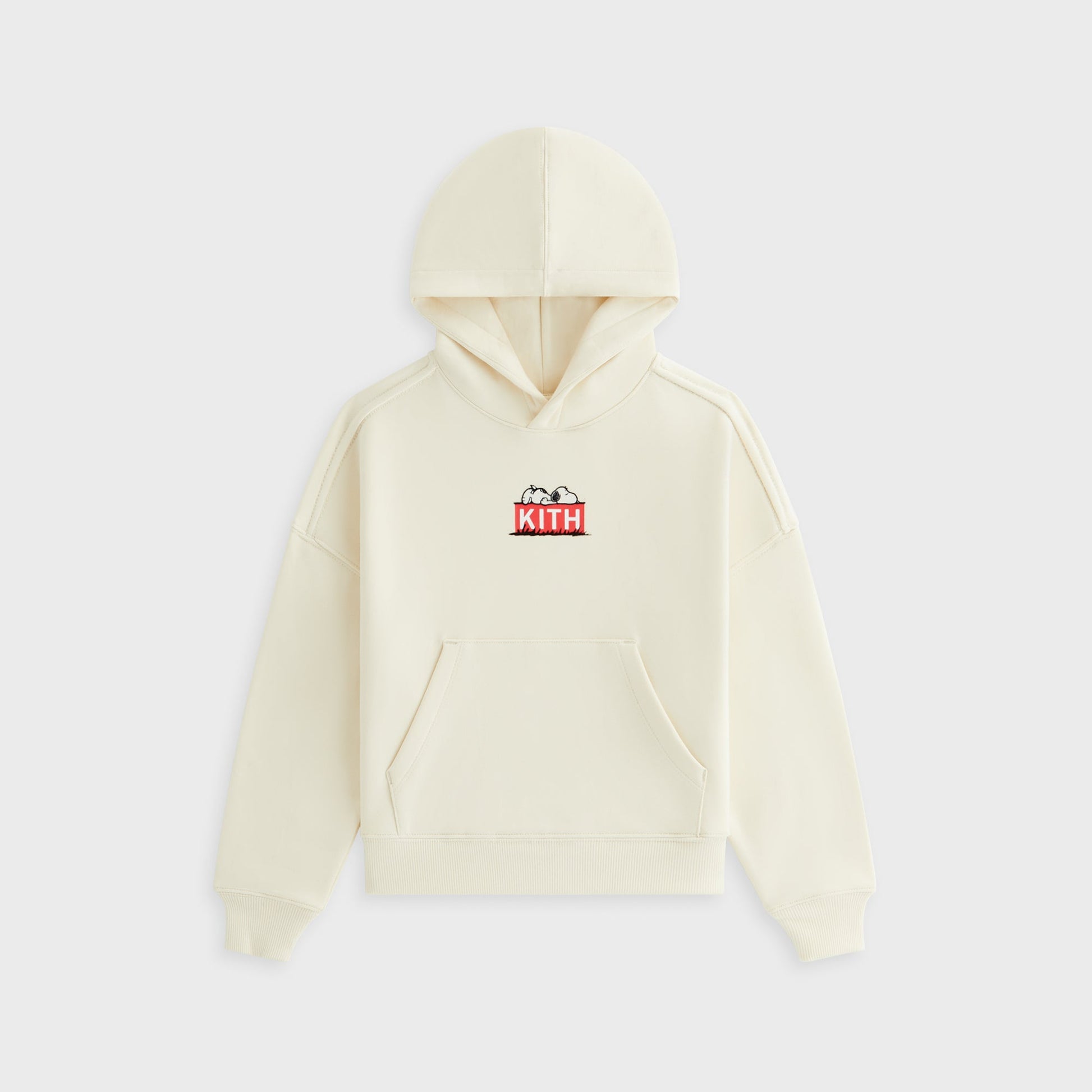 Kids Kith Kith Kids for Peanuts Doghouse Classic Logo Hoodie - Sandrift