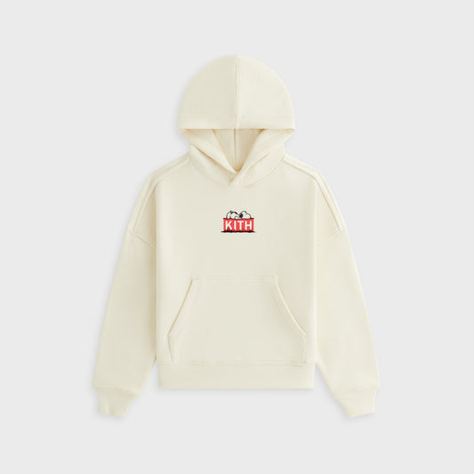 Kids Kith Kith Kids for Peanuts Doghouse Classic Logo Hoodie - Sandrift