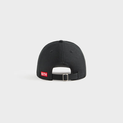 Kids Kith Kith Kids for Peanuts 75 Twill Aaron Classic Cap - Black