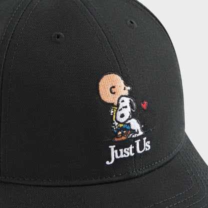 Kids Kith Kith Kids for Peanuts 75 Twill Aaron Classic Cap - Black