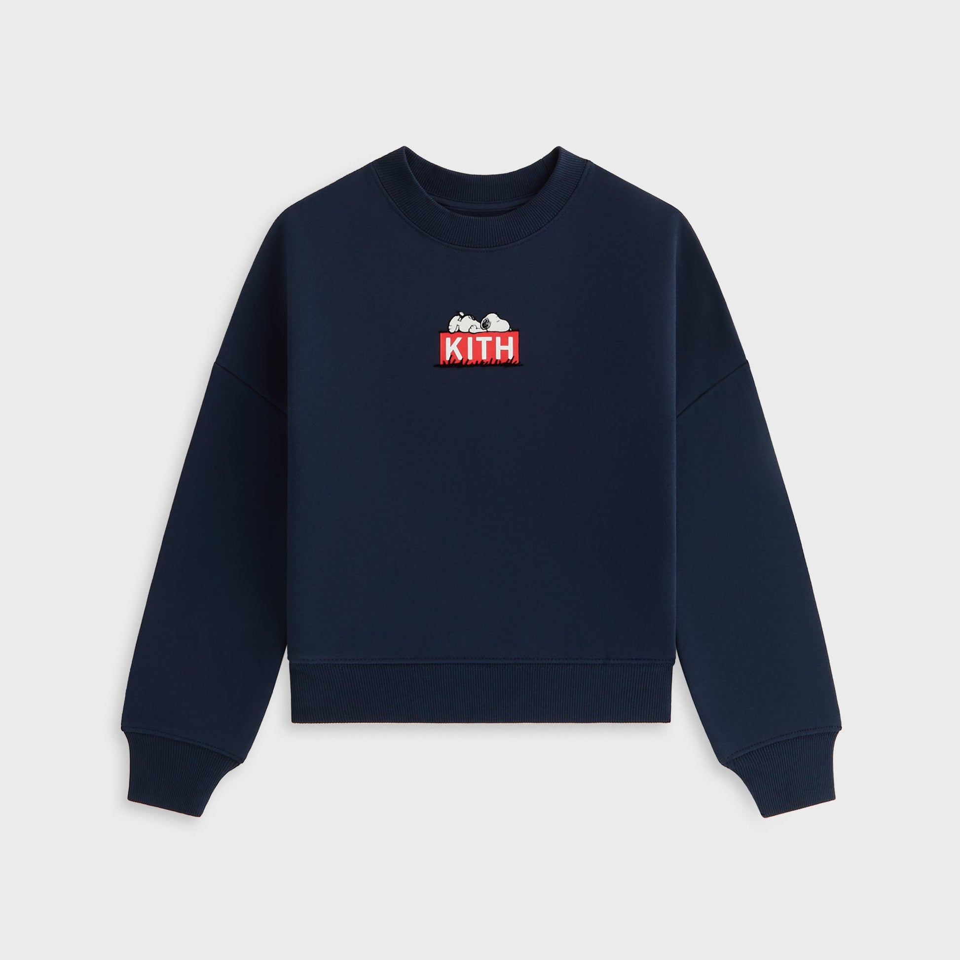 Kids Kith Kith Kids for Peanuts Doghouse Classic Logo Crewneck - Nocturnal
