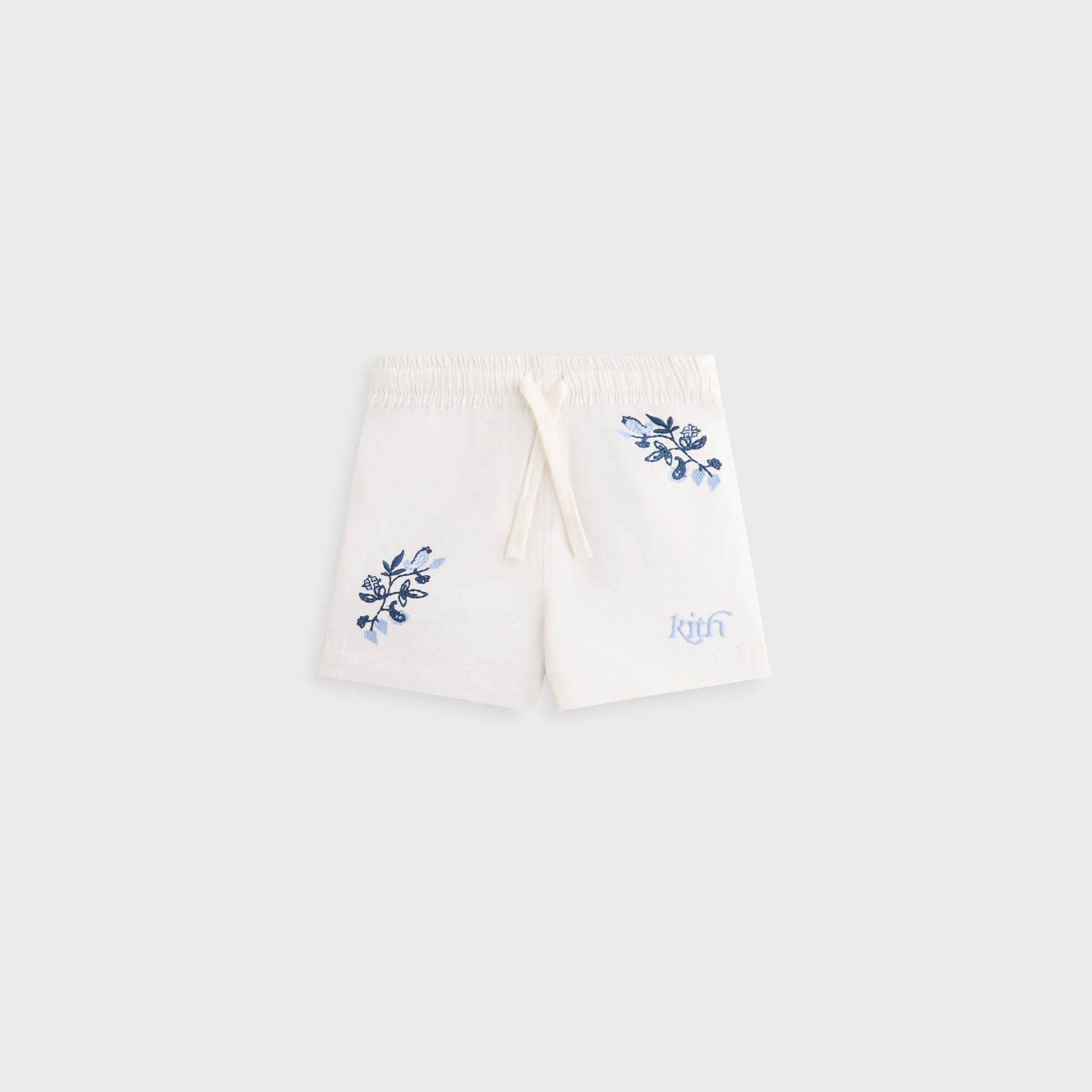 Kids Kith Kith Baby Novelty Embroidered Thompson Camp Short - White