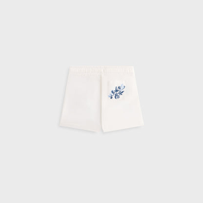 Kids Kith Kith Baby Novelty Embroidered Thompson Camp Short - White
